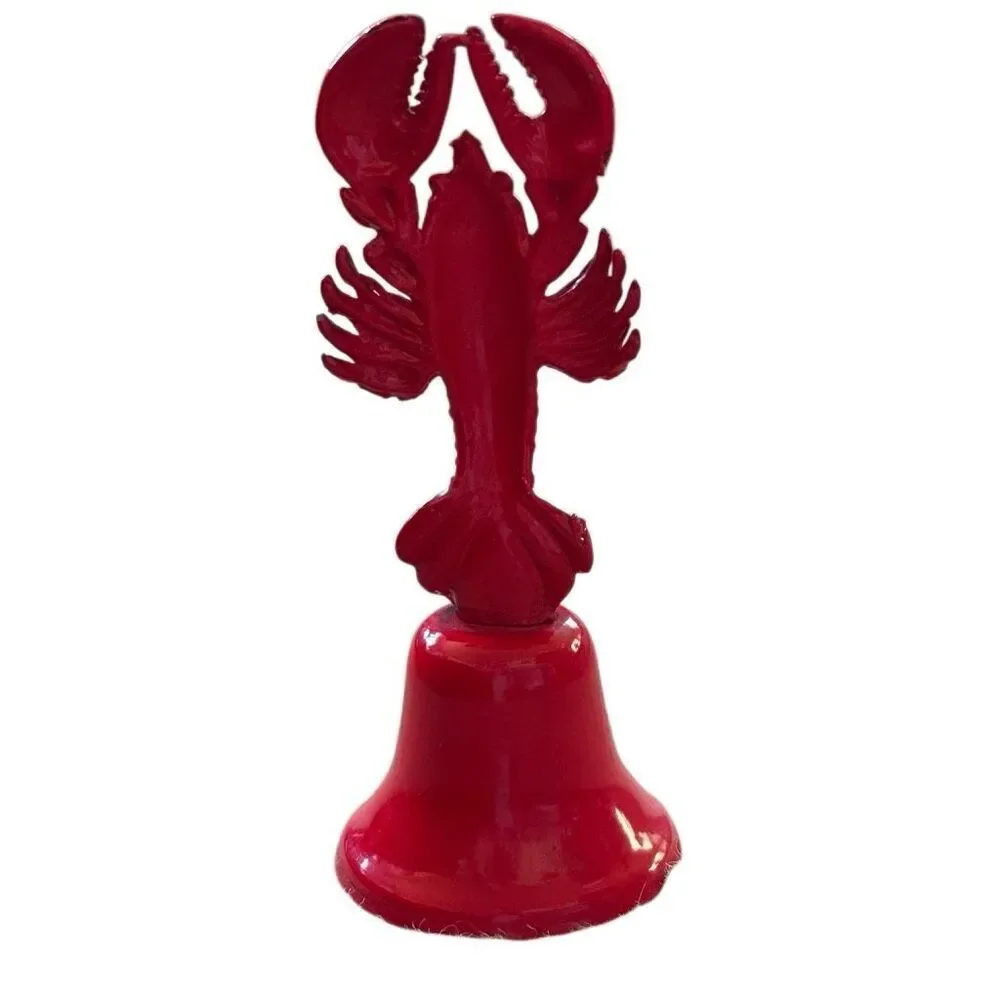 Red Metal Souvenir Lobster Bell